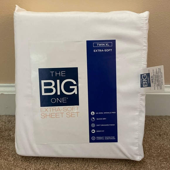 The Big One Other - Twin XL white sheets